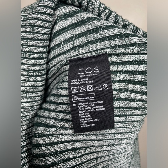 COS Ribbed Two Tone Sweater T-shirt - Picture 5 of 6